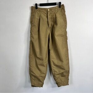 Myths Cropped Balloon Pants High Waist Button Fly Pleated Size IT42 US 6